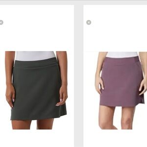 32 Degrees Women's Shorts Skorts Lot of 2 in Teal Green and Plum Size Large